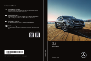 2018 Mercedes Benz GLA Operator Manual
